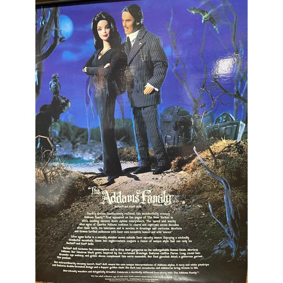 The Addams Family Barbie Collectibles Gift Set, Collectible Dolls, Read Details - Picture 8 of 9